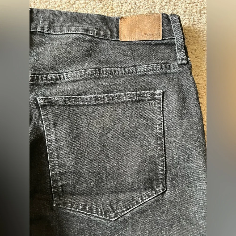 Madewell The Perfect Vintage Flare Jean Black Sherborn Wash High Rise Sz 33